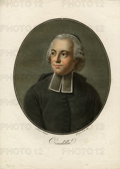 Portrait of Étienne Bonnot de Condillac (1714-1780), 1796.