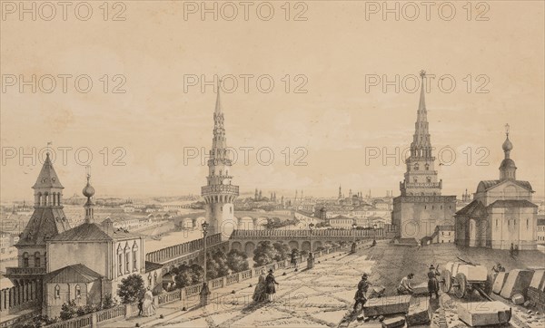 View of Moscow from the Kremlin, 1844.
