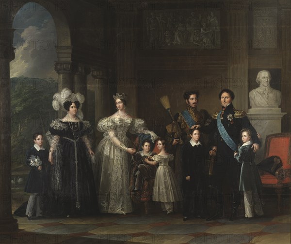 Bernadotte Family: Oscar I, Desideria, Josephine, Charles XV, Oscar II, Charles XIV John, Prince Gus