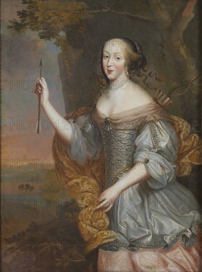 Portrait of Élisabeth Marguerite d'Orléans (1646-1696), Duchess of Alençon and Angoulême.