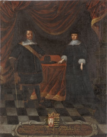 Duke Frederick III of Holstein-Gottorp (1597-1659) und Duchess Marie Elisabeth (1610-1684).