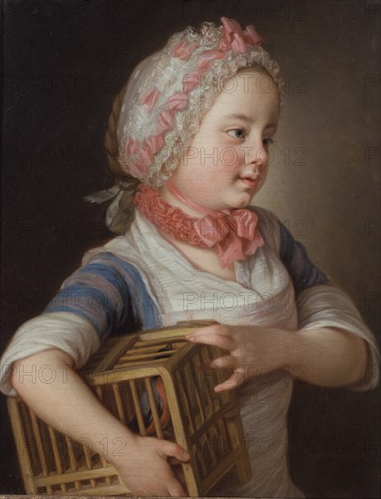 Girl with Bullfinch in a Cage, 1766.