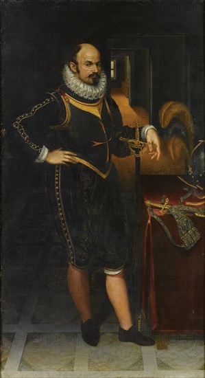 Portrait of a Gentleman in Armor, 1581.