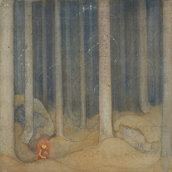 Humpe in the enchanted forest (Humpe i trollskogen), 1913.