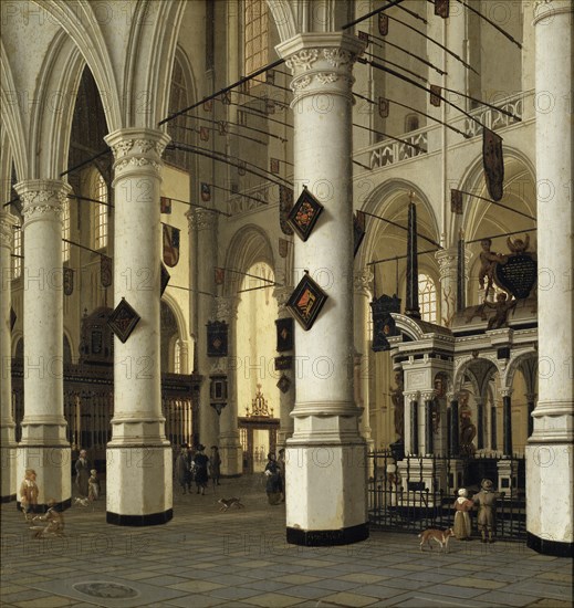 Interior of Nieuwe Kerk, Delft.