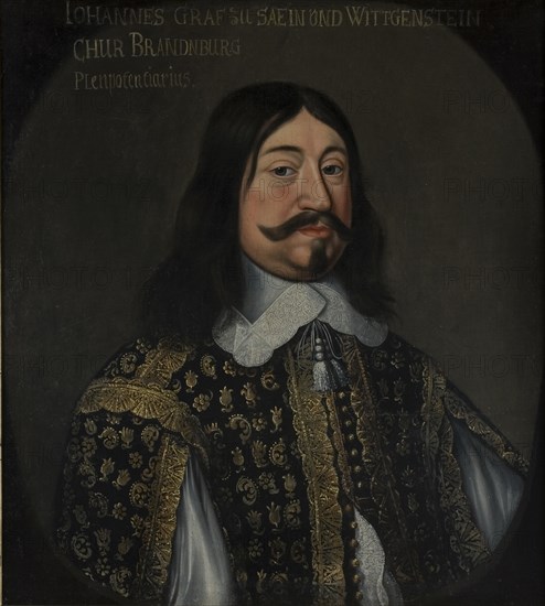 Portrait of John VIII (1601-1657), Count of Sayn-Wittgenstein-Hohenstein.