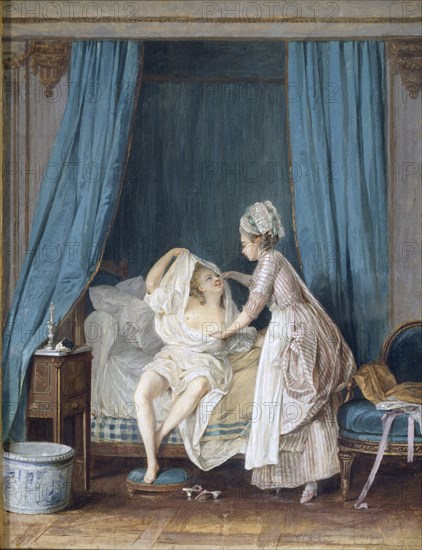 Lady Getting out of Bed, 1776.