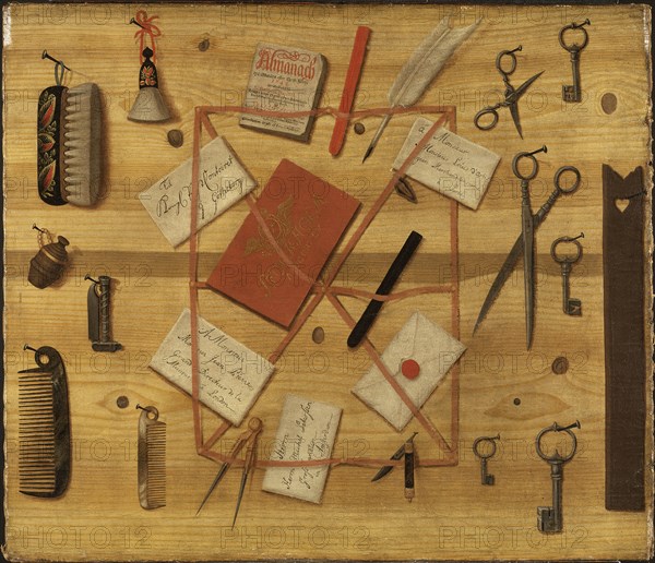 Letter Rack. Trompe-l'oeil, 1748.