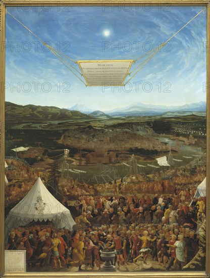 Mucius Scaevola before Porsenna, 1533.