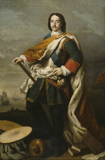 Portrait of Emperor Peter I the Great (1672-1725).