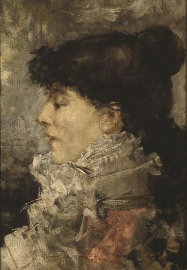 Portrait of Sarah Bernhardt (1844-1923), 1870s.