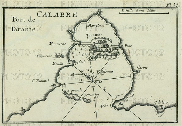 Port of Taranto (Tarentum), 1764.