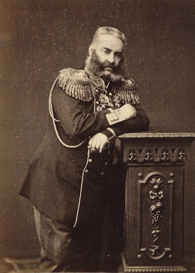 Portrait of Count Nikolay Vladimirovich Adlerberg (1819-1892), 1874.