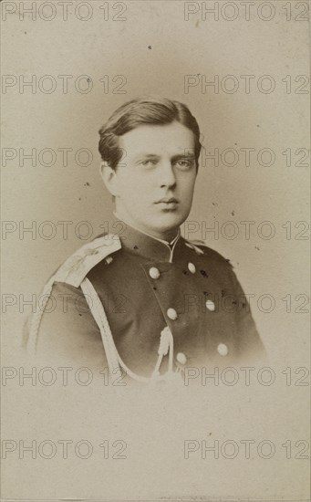 Portrait of Grand Duke Vladimir Alexandrovich of Russia (1847-1909), 1871.