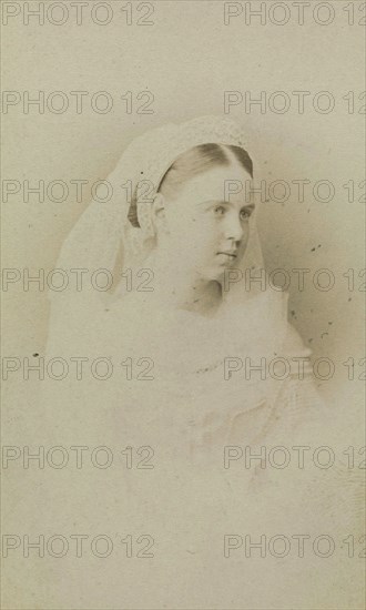 Portrait of Grand Duchess Maria Alexandrovna of Russia (1853-1920), Duchess of Saxe-Coburg and Gotha