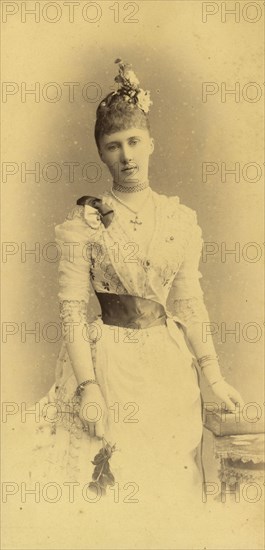 Portrait of Grand Duchess Elizaveta Mavrikievna of Russia (1865-1927), c. 1883-1884.