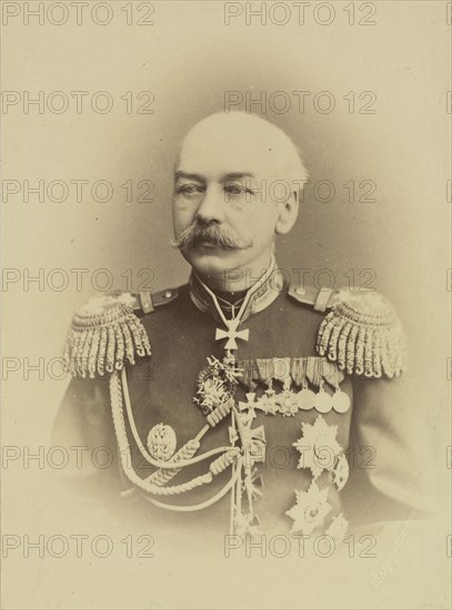 Portrait of General Konstantin Petrovich von Kaufman (1818-1882), c. 1874.