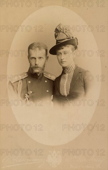 Grand Duke Sergei Alexandrovich and his wife Grand Duchess Elizabeth Fyodorovna, c. 1886.