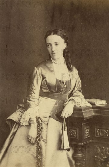 Portrait of Grand Duchess Olga Feodorovna of Russia (1839-1891), 1874.