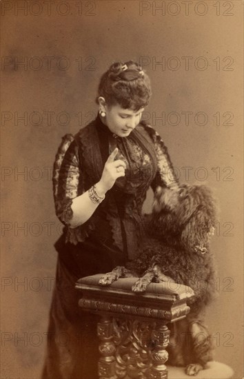 Grand Duchess Maria Pavlovna of Russia (1854-1920), ca 1885.