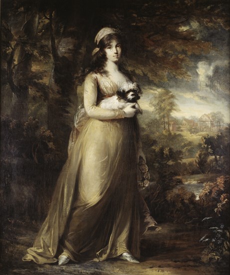 Portrait of the opera singer Teresa Vandoni, 1797.