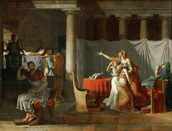 The Lictors Bring to Brutus the Bodies of His Sons, 1789.