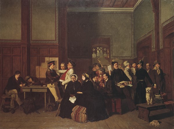 Third Class Waiting Room, 1865.