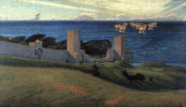 Vision. Scene from Visby, 1894.