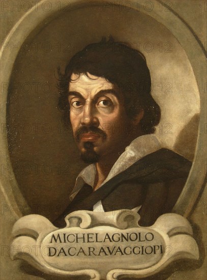 Portrait of Michelangelo Merisi da Caravaggio, 17th century.