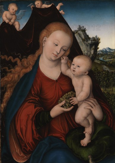 The Virgin and Child with a Bunch of Grapes, c. 1525.