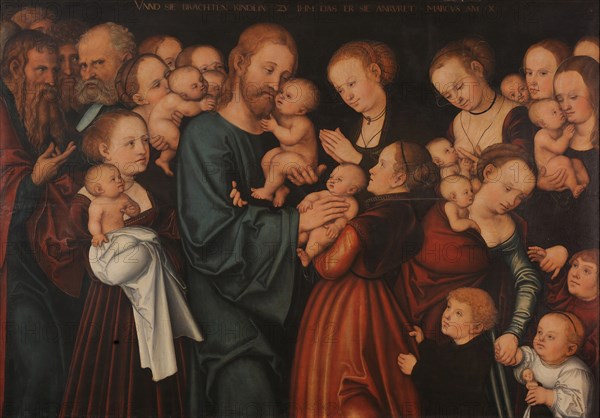 Christ Blessing the Children (Let the little children come to me), after 1537.