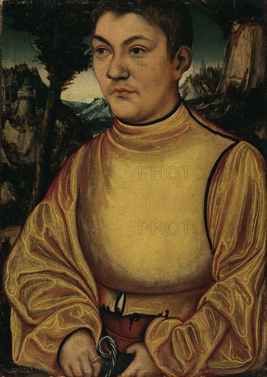 Portrait of a Prince of Anhalt (Portrait of Prince John IV of Anhalt-Zerbst (1504-1551), after 1513.