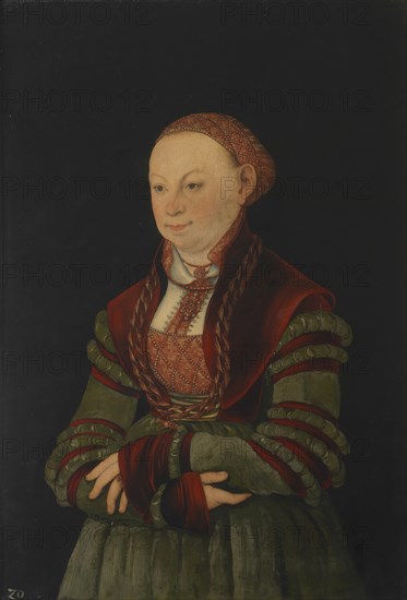 Portrait of the Lady of Schleinitz (?), 1526.