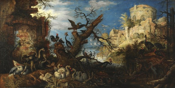 Lanscape with Birds, 1622.