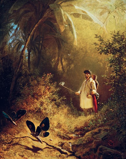 The Butterfly Hunter, c. 1840.