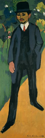 Portrait of Erich Heckel, 1910.