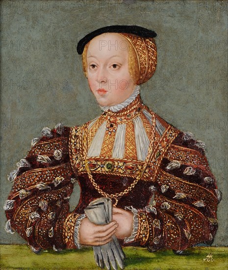 Portrait of Elizabeth of Austria (1526-1545), Queen of Poland, c. 1565.