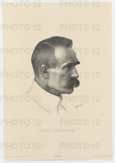 Portrait of Jozef Pilsudski (1867-1935), 1921.