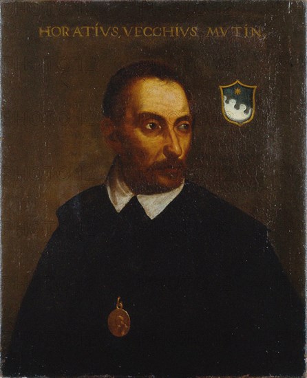 Portrait of the composer Orazio Vecchi (1550-1605), ca. 1587-1596.