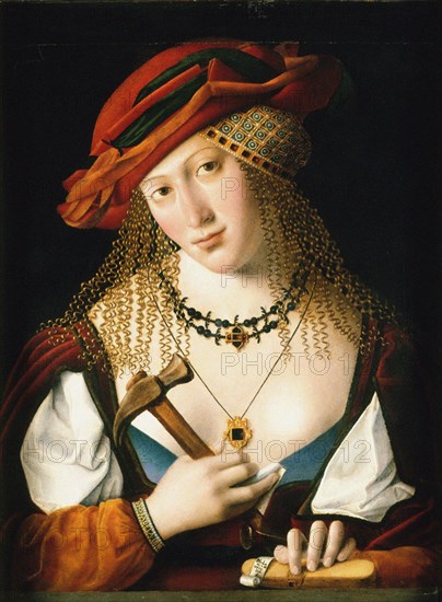 Portrait of a Venetian Jewish lady with the attributes of Jael, c. 1500.