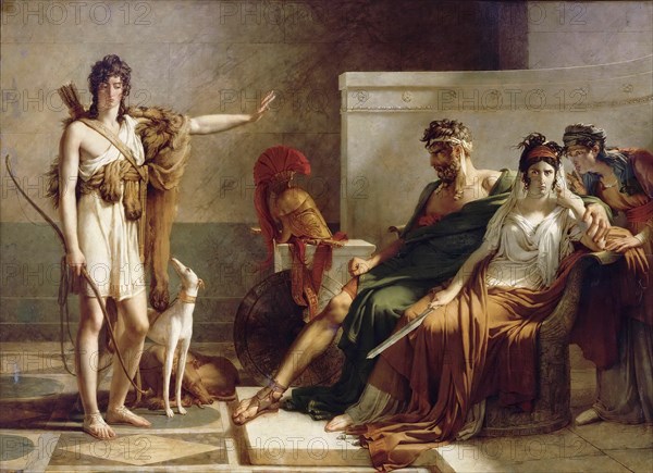 Phaedra and Hippolytus, ca 1802.