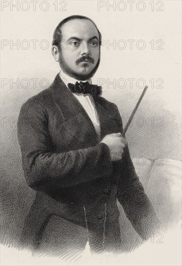 Portrait of the composer Jean-Baptiste Arban (1825-1889).
