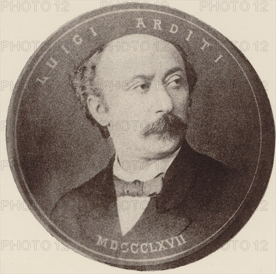 Portrait of the composer Luigi Arditi (1822-1903), 1897.