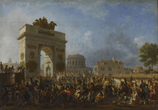 Entry of the Imperial Guard into Paris at the Barrière de Pantin, 25 November 1807, ca 1808.