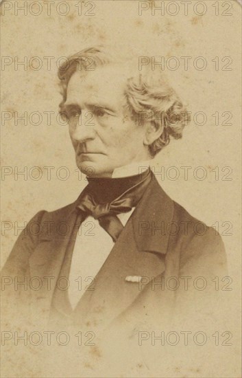 Portrait of the composer Hector Berlioz (1803-1869).