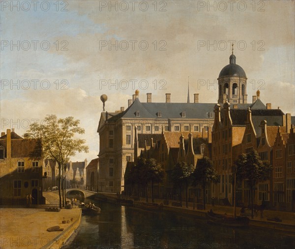 View of the Ratshuis in Amsterdam, 1670.