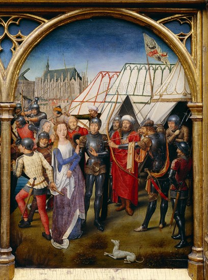 Saint Ursula Shrine: The Martyrdom of Saint Ursula, 1489.