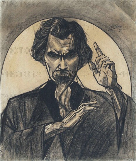 Head of an Apostle. Self-Portrait, 1911.