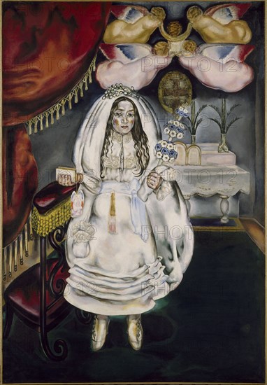 La comulgante (Girl at Her First Communion), 1914-1919.