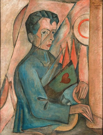 Portrait of the poet Bruno Jasienski (1901-1938), c. 1920.